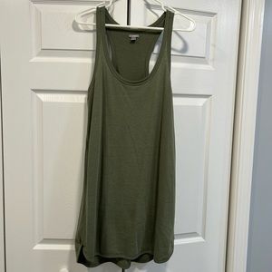 Aerie Green Easy Knit Racerback dress size M like new